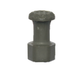 10305 - PDR Boyasız Göçük Düzeltme Plastiği Yuvarlak Bombeli Çap 12 5mm - D. N6 - Gri