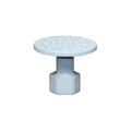 10306 - PDR Boyasız Göçük Düzeltme Plastiği Yuvarlak Delikli Düz Çap 27mm - D. N6 - Grİ