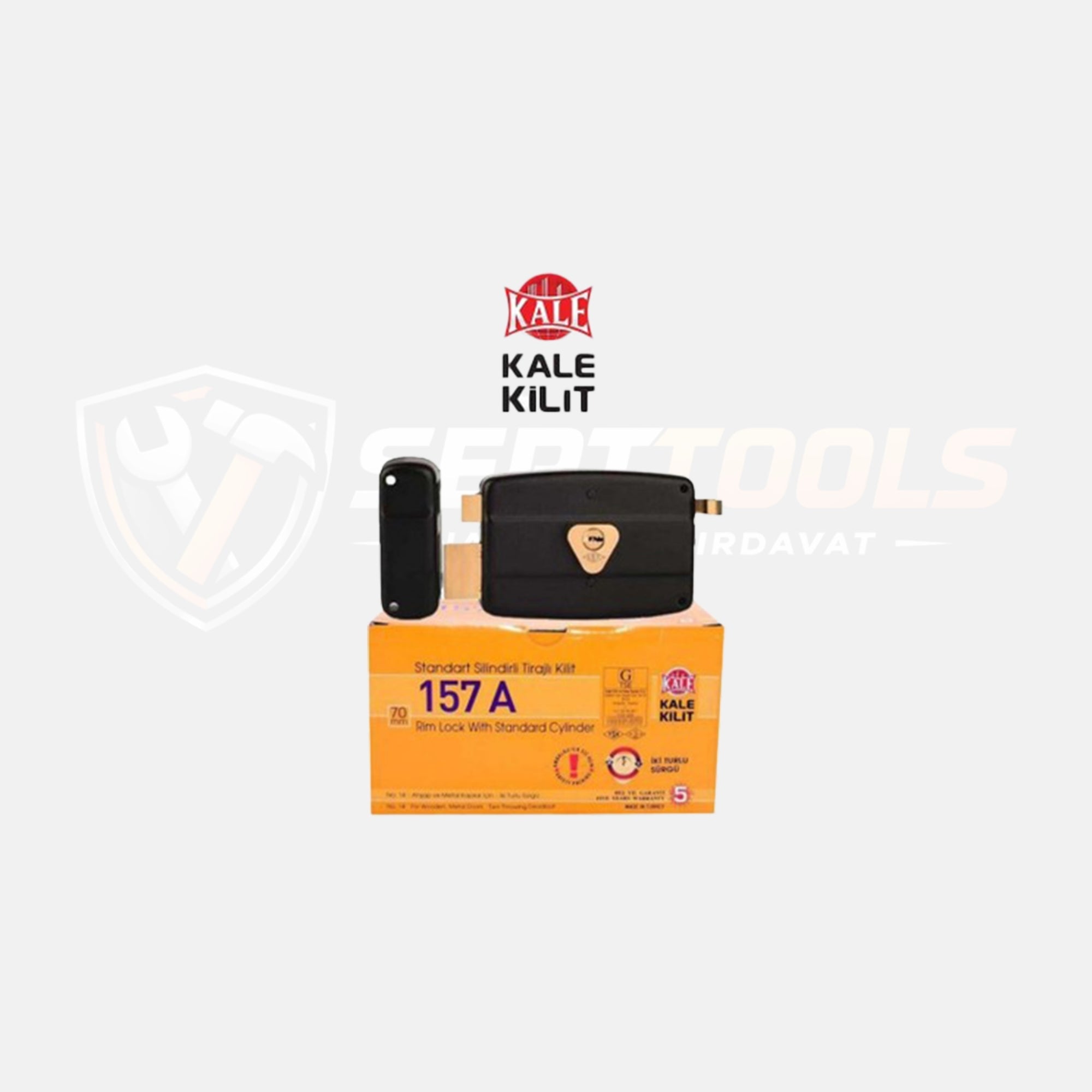 Kale 157 A Standart Silindirli Tirajlı Kilit - 70 mm