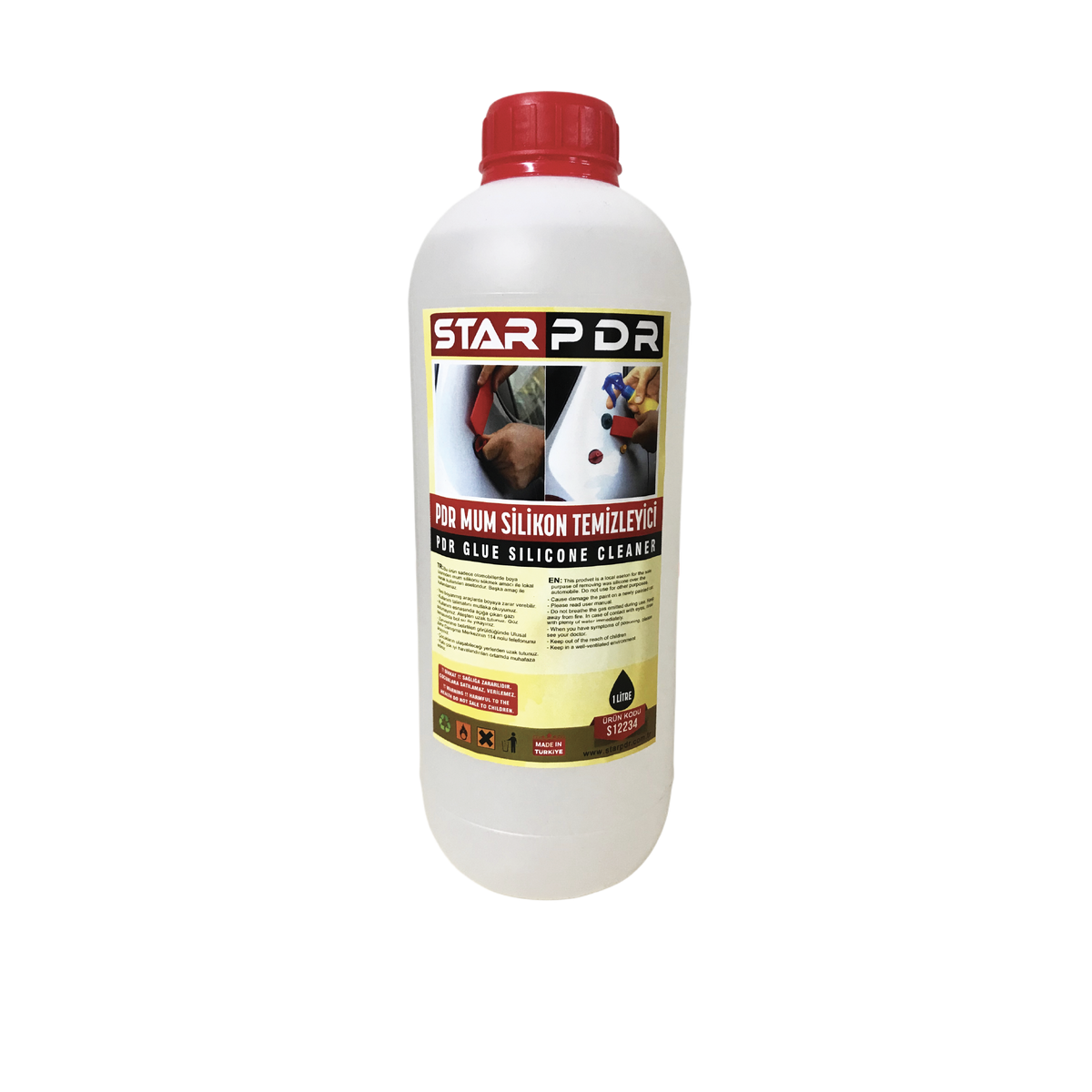 12234 - PDR Mum Silikon Temizleme 1 Lt MEC