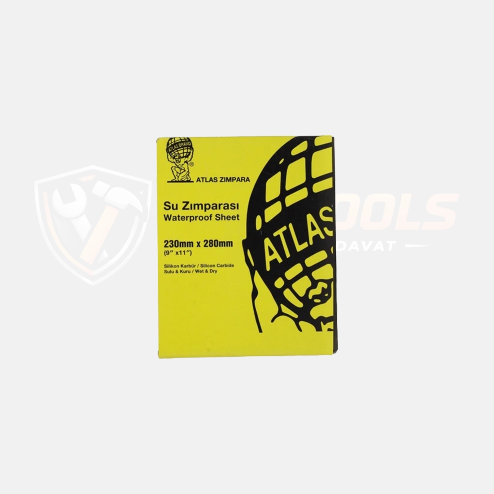 Atlas Waterproof Silikon Karbür Zımpara Ölçü: 230 x 280 mm