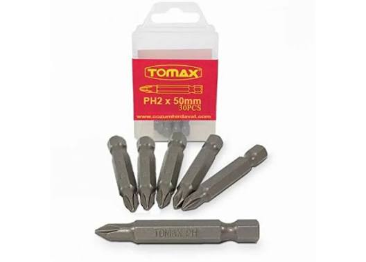 Tomax Yıldız Bits Vida Sıkma Uç 50mm 5 Adet Ph2 (20 adet)